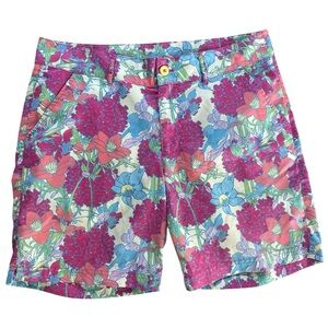 Birdies Colorful Floral Women's Golf Shorts